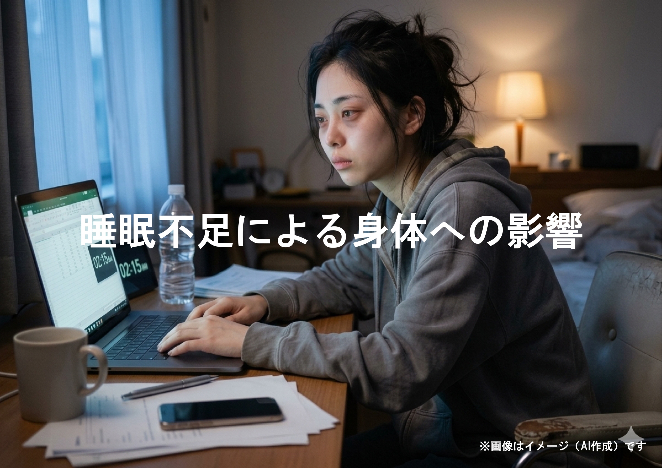 睡眠不足による身体への影響